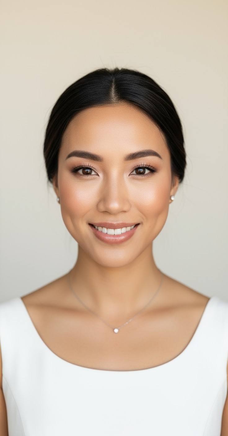 After Wedding Hair Updo Low Bun